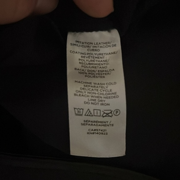 Loft Leather Straight Leg Pants - Picture 5 of 5